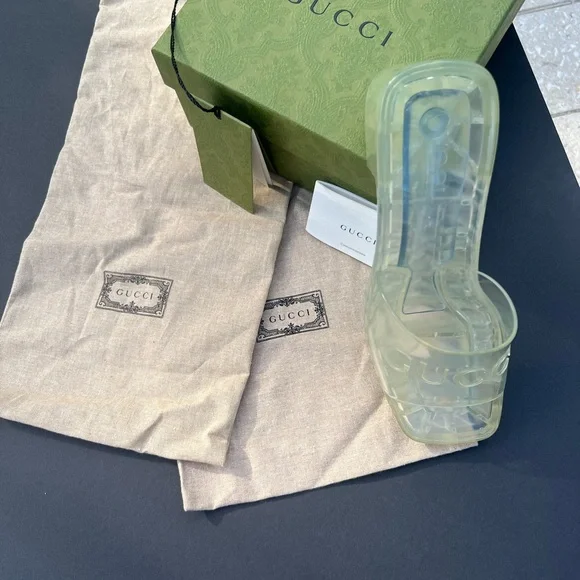 GUCCI slide platform sandal clear size 8
(B 5) - Picture 6 of 10